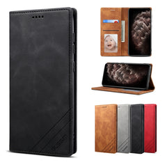 GUSSIM GS-001 Business Style Horizontal Flip Skin Feel PU Leather Case with Holder & Card Slots & Wallet & Photo Frame, For iPhone 6 / 6s, For iPhone 8 Plus / 7 Plus, For iPhone SE 2022 / SE 2020 / 8 / 7, For iPhone XR, For iPhone 11, For iPhone 11 Pro