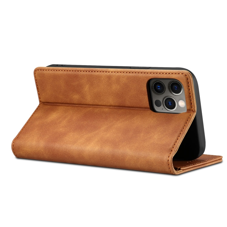 GUSSIM GS-001 Horizontal Flip Skin Feel PU-Lederhülle im Business-Stil mit Halter &amp; Kartenfächern &amp; Geldbörse &amp; Bilderrahmen, für iPhone 12 / 12 Pro, für iPhone 12 Pro Max, für iPhone X / XS, für iPhone XS Max