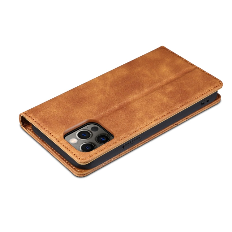 GUSSIM GS-001 Horizontal Flip Skin Feel PU-Lederhülle im Business-Stil mit Halter &amp; Kartenfächern &amp; Geldbörse &amp; Bilderrahmen, für iPhone 12 / 12 Pro, für iPhone 12 Pro Max, für iPhone X / XS, für iPhone XS Max