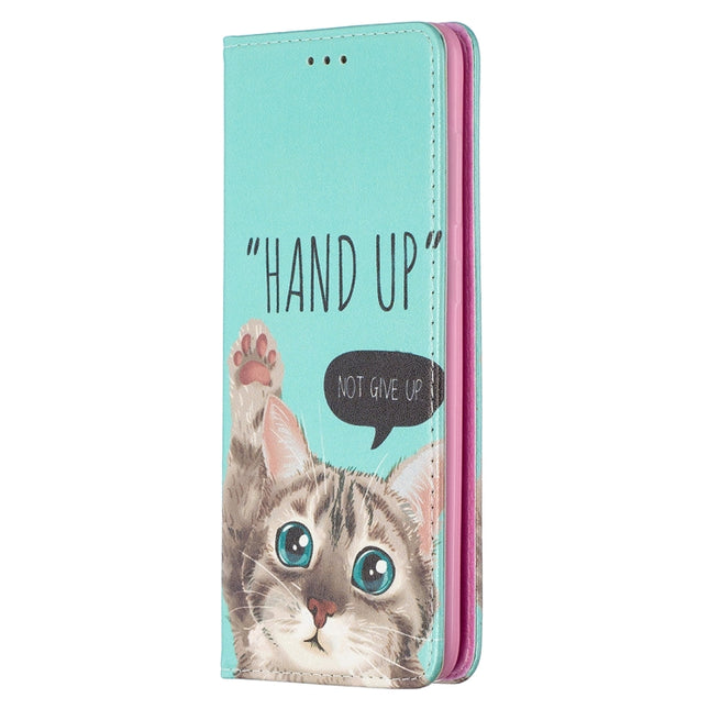 Colored Drawing Pattern Invisible Magnetic Horizontal Flip PU Leather Case with Holder & Card Slots & Wallet, For Samsung Galaxy A70, For Samsung Galaxy A71