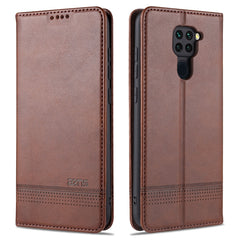 AZNS Magnetic Calf Texture Horizontal Flip Leather Case with Card Slots & Holder & Wallet, For Xiaomi Redmi 9, For Xiaomi Redmi Note 9 / 10X, For Xiaomi Mi 10 5G / 10 Pro 5G, For Xiaomi POCO X3 NFC