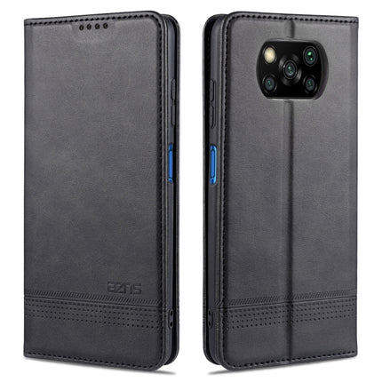 AZNS Magnetic Calf Texture Horizontal Flip Leather Case with Card Slots & Holder & Wallet, For Xiaomi Redmi 9, For Xiaomi Redmi Note 9 / 10X, For Xiaomi Mi 10 5G / 10 Pro 5G, For Xiaomi POCO X3 NFC