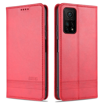 AZNS Magnetic Calf Texture Horizontal Flip Leather Case with Card Slots & Holder & Wallet, For Xiaomi Redmi 10X 5G, For Xiaomi Mi 10T / 10T Pro / Redmi K30s, For Xiaomi Redmi Note 9 Pro / Note 9s, For Xiaomi Mi 10 Lite