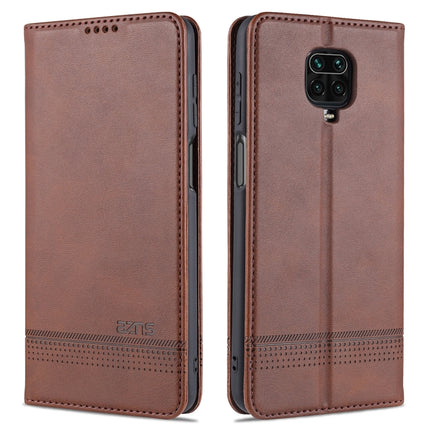 AZNS Magnetic Calf Texture Horizontal Flip Leather Case with Card Slots & Holder & Wallet, For Xiaomi Redmi 10X 5G, For Xiaomi Mi 10T / 10T Pro / Redmi K30s, For Xiaomi Redmi Note 9 Pro / Note 9s, For Xiaomi Mi 10 Lite