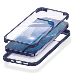 Double-sided Plastic Glass Protective Case, For iPhone 12 mini, For iPhone 12 / 12 Pro, For iPhone 12 Pro Max