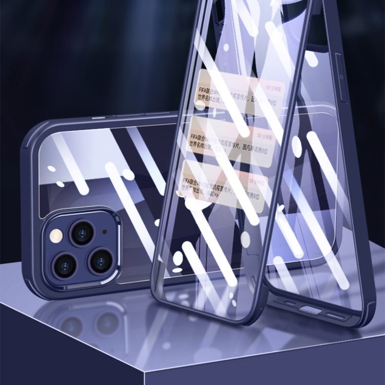 Doppelseitige Schutzhülle aus Kunststoffglas, für iPhone 12 mini, für iPhone 12 / 12 Pro, für iPhone 12 Pro Max