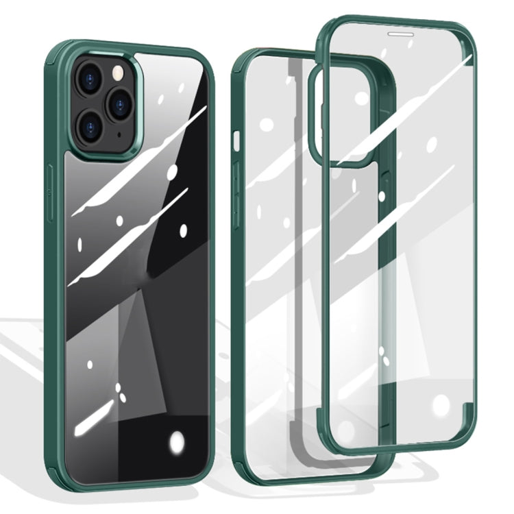 Doppelseitige Schutzhülle aus Kunststoffglas, für iPhone 12 mini, für iPhone 12 / 12 Pro, für iPhone 12 Pro Max