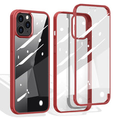 Double-sided Plastic Glass Protective Case, For iPhone 12 mini, For iPhone 12 / 12 Pro, For iPhone 12 Pro Max