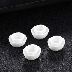 2 Pairs Soft Silicone Ear Caps with Net for AirPods Earphones, S, M, L