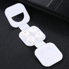 2 Pairs Soft Silicone Ear Caps with Net for AirPods Earphones, S, M, L