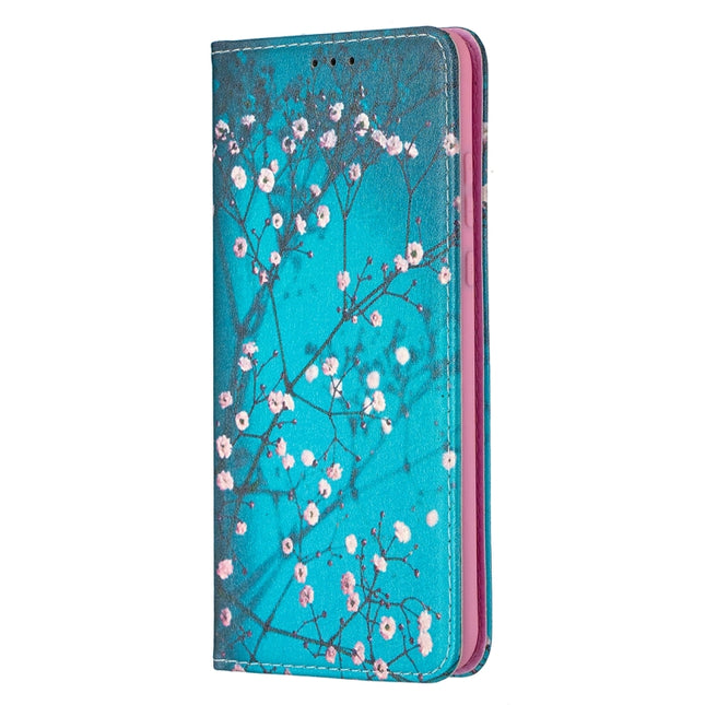 Colored Drawing Pattern Invisible Magnetic Horizontal Flip PU Leather Case with Holder & Card Slots & Wallet, For Huawei P30 Lite, For Huawei P40 Lite