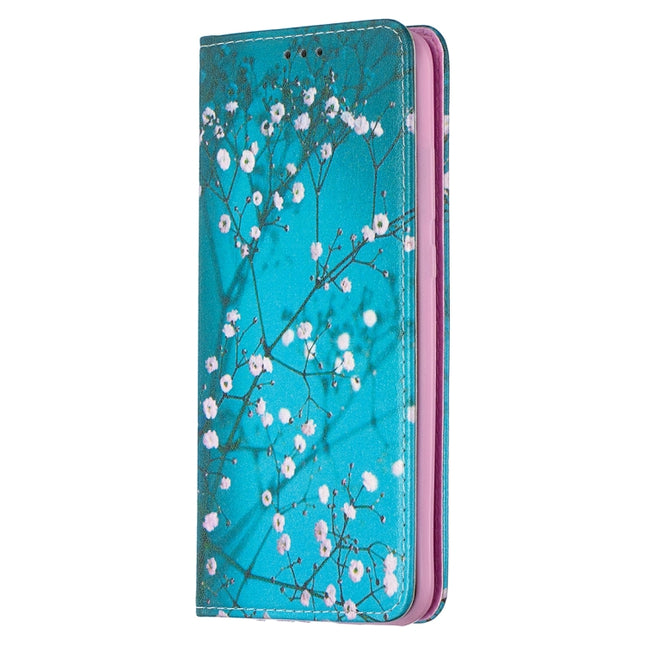 Colored Drawing Pattern Invisible Magnetic Horizontal Flip PU Leather Case with Holder & Card Slots & Wallet, For Huawei P smart 2019, For Huawei P smart 2020