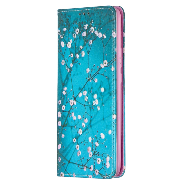 Colored Drawing Pattern Invisible Magnetic Horizontal Flip PU Leather Case with Holder & Card Slots & Wallet, For Huawei P smart Z, For Huawei Y5p