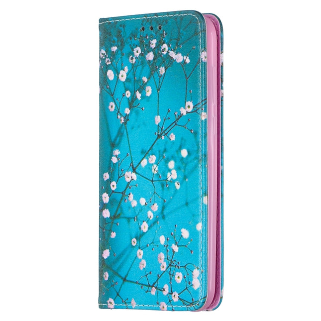 Colored Drawing Pattern Invisible Magnetic Horizontal Flip PU Leather Case with Holder & Card Slots & Wallet, For Huawei Y5 (2019), For Huawei Y6 (2019)