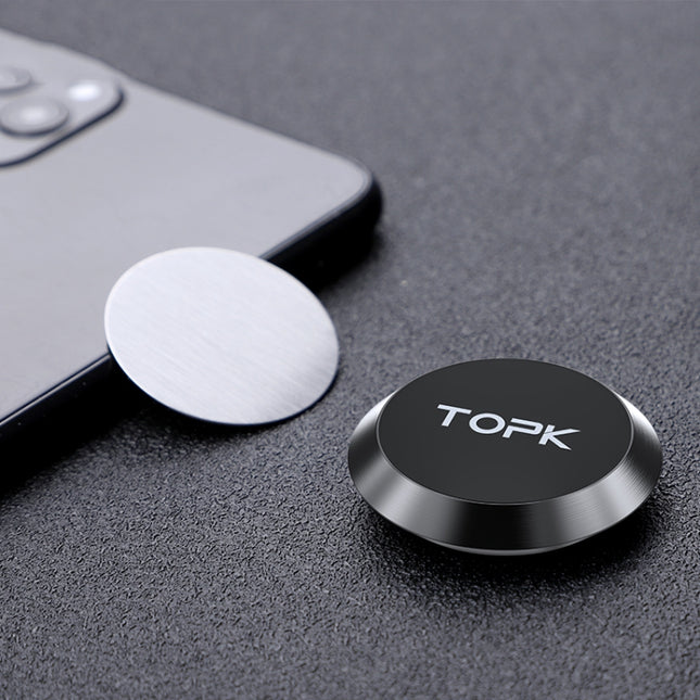 TOPK D21 Car Mobile Phone Holder Magnetic Universal In-car Phone Holder Stand, D21
