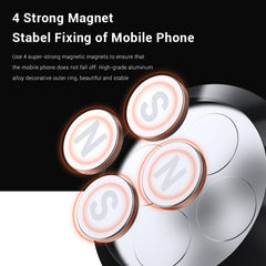 TOPK D21 Car Mobile Phone Holder Magnetic Universal In-car Phone Holder Stand, D21