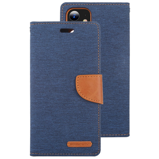 For iPhone 11 MERCURY GOOSPERY CANVAS DIARY Canvas Texture Horizontal Flip Leather Case with Card Slots & Wallet & Holder, For iPhone 11