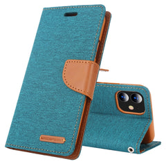 For iPhone 11 MERCURY GOOSPERY CANVAS DIARY Canvas Texture Horizontal Flip Leather Case with Card Slots & Wallet & Holder, For iPhone 11