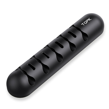 Organizador de cables de escritorio TOPK L35, organizador de cables de datos, organizador de cables de almacenamiento de auriculares, organizador de cables con cabezal magnético