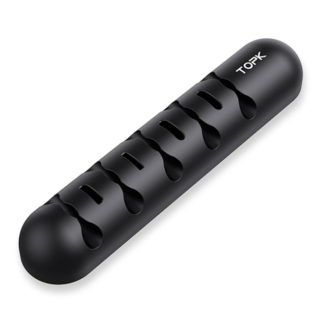 Organizador de cables de escritorio TOPK L35, organizador de cables de datos, organizador de cables de almacenamiento de auriculares, organizador de cables con cabezal magnético