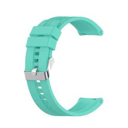 For Huawei Watch GT 2 42mm Silicone Replacement Wrist Strap Watchband, with Silver Buckle