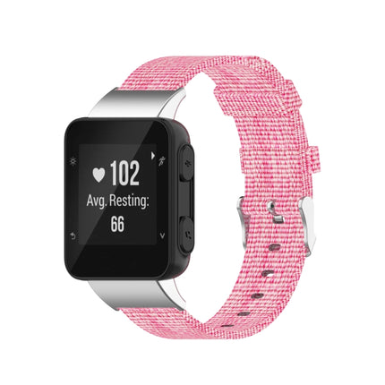 Universal Nylon Canvas Replacement Wrist Strap Watchband, For Garmin Forerunner 35 / 30