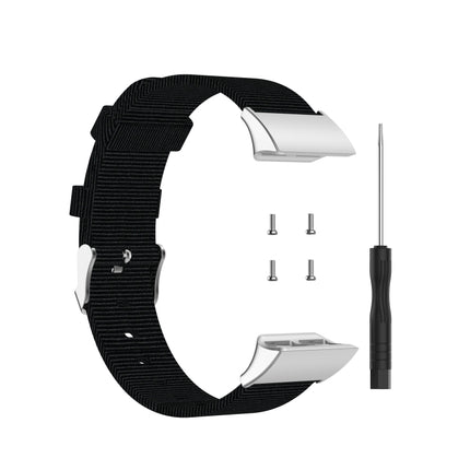 Universal Nylon Canvas Replacement Wrist Strap Watchband, For Garmin Forerunner 35 / 30