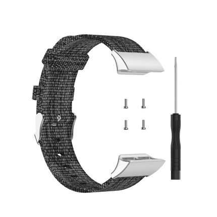 Universal Nylon Canvas Replacement Wrist Strap Watchband, For Garmin Forerunner 35 / 30