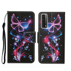 For Huawei P Smart 2021 / Y7a / Fluorescent Butterfly