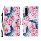 For Huawei P Smart 2021 / Y7a / Dragonfly Flower