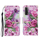 For Huawei P Smart 2021 / Y7a / Rose Butterfly