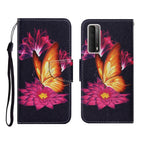 For Huawei P Smart 2021 / Y7a / Big Golden Butterfly