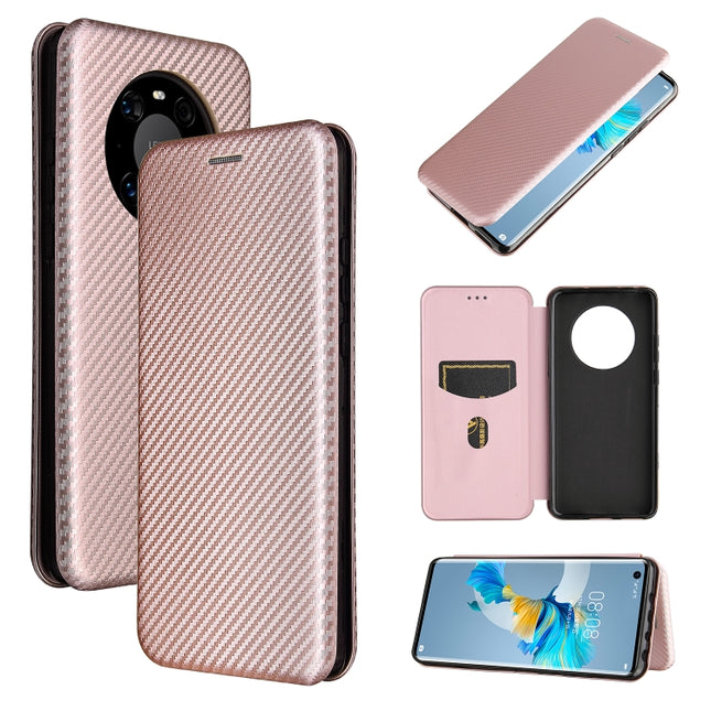 Carbon Fiber Texture Magnetic Horizontal Flip TPU + PC + PU Leather Case with Card Slot, For Huawei Mate 40, For Samsung Galaxy S21 Ultra 5G, For LG K52 / K62, For vivo V20 Pro 5G