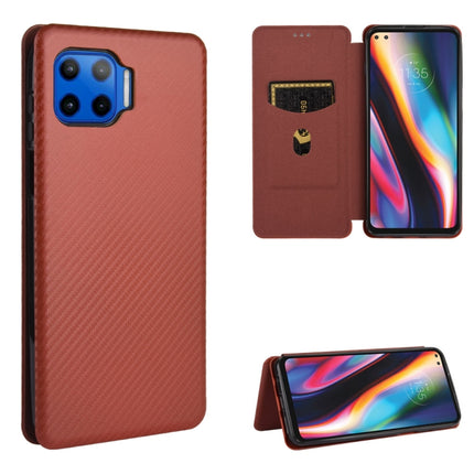 Carbon Fiber Texture Magnetic Horizontal Flip TPU + PC + PU Leather Case with Card Slot, For Motorola One 5G / Moto G 5G Plus, For Huawei Mate 40 Pro, For OnePlus Nord N10 5G, For OnePlus Nord N100