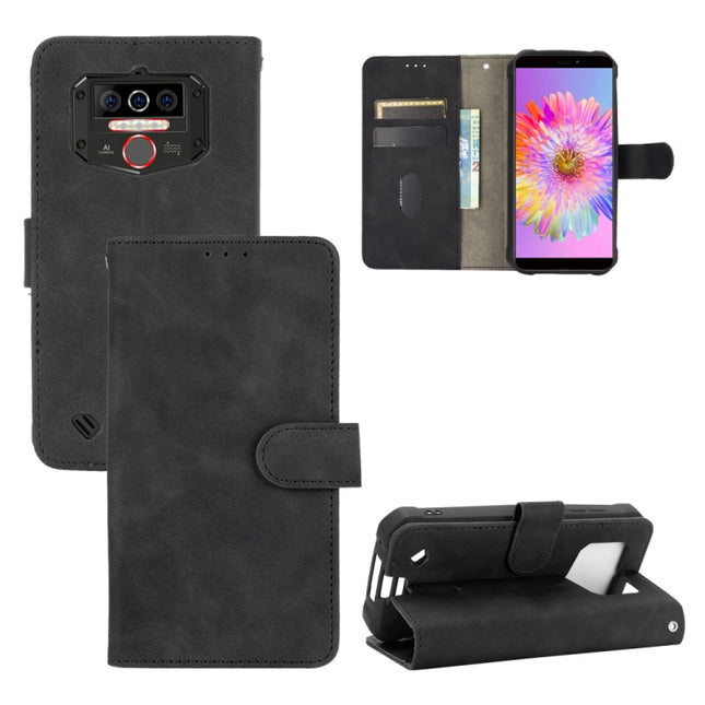 Solid Color Skin Feel Magnetic Buckle Horizontal Flip Calf Texture PU Leather Case with Holder & Card Slots & Wallet, For Oukitel WP5