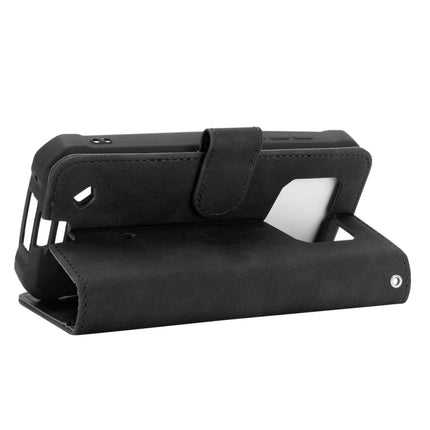 Solid Color Skin Feel Magnetic Buckle Horizontal Flip Calf Texture PU Leather Case with Holder & Card Slots & Wallet, For Oukitel WP5