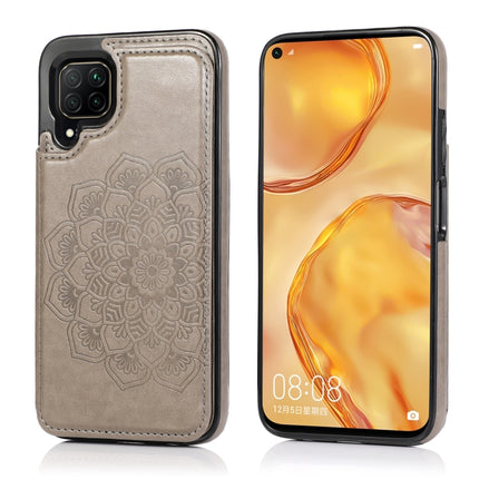 Double Buckle Mandala Pattern PU+TPU Protective Case with Card Slots & Holder & Photo Frame, For Huawei Mate 30 Pro, For Huawei P30, For Huawei P30 Lite, For Huawei P40 Lite