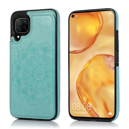 Double Buckle Mandala Pattern PU+TPU Protective Case with Card Slots & Holder & Photo Frame, For Huawei Mate 30 Pro, For Huawei P30, For Huawei P30 Lite, For Huawei P40 Lite