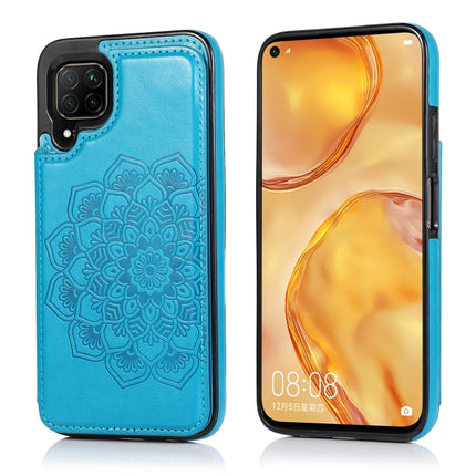 Double Buckle Mandala Pattern PU+TPU Protective Case with Card Slots & Holder & Photo Frame, For Huawei Mate 30 Pro, For Huawei P30, For Huawei P30 Lite, For Huawei P40 Lite