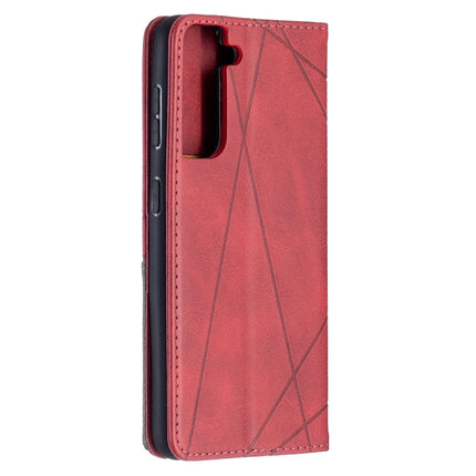 Rhombus Texture Horizontal Flip Magnetic Leather Case with Holder & Card Slots, For Samsung Galaxy S21 5G, For Samsung Galaxy S21+ 5G, For Samsung Galaxy S21 Ultra 5G