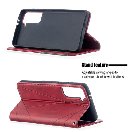 Rhombus Texture Horizontal Flip Magnetic Leather Case with Holder & Card Slots, For Samsung Galaxy S21 5G, For Samsung Galaxy S21+ 5G, For Samsung Galaxy S21 Ultra 5G