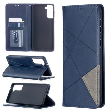 Rhombus Texture Horizontal Flip Magnetic Leather Case with Holder & Card Slots, For Samsung Galaxy S21 5G, For Samsung Galaxy S21+ 5G, For Samsung Galaxy S21 Ultra 5G