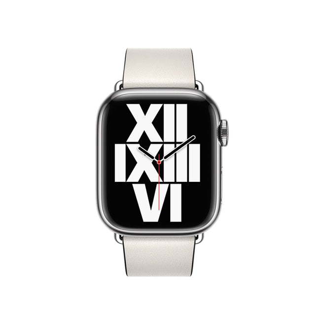 Modern Style Leather Watch Band For Apple Watch 49mm / 46mm / 45mm / 44mm / 42mm, For Apple Watch Ultra 49mm / Series 8&7 45mm / SE 2&6&SE&5&4 44mm / 3&2&1 42mm, For Apple Watch 49mm / 46mm / 45mm / 44mm / 42mm