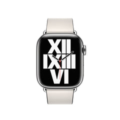 Modern Style Leather Watch Band For Apple Watch 49mm / 46mm / 45mm / 44mm / 42mm