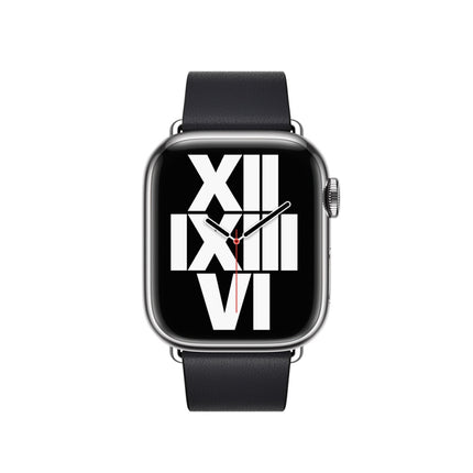 Modern Style Leather Watch Band For Apple Watch 49mm / 46mm / 45mm / 44mm / 42mm, For Apple Watch Ultra 49mm / Series 8&7 45mm / SE 2&6&SE&5&4 44mm / 3&2&1 42mm, For Apple Watch 49mm / 46mm / 45mm / 44mm / 42mm