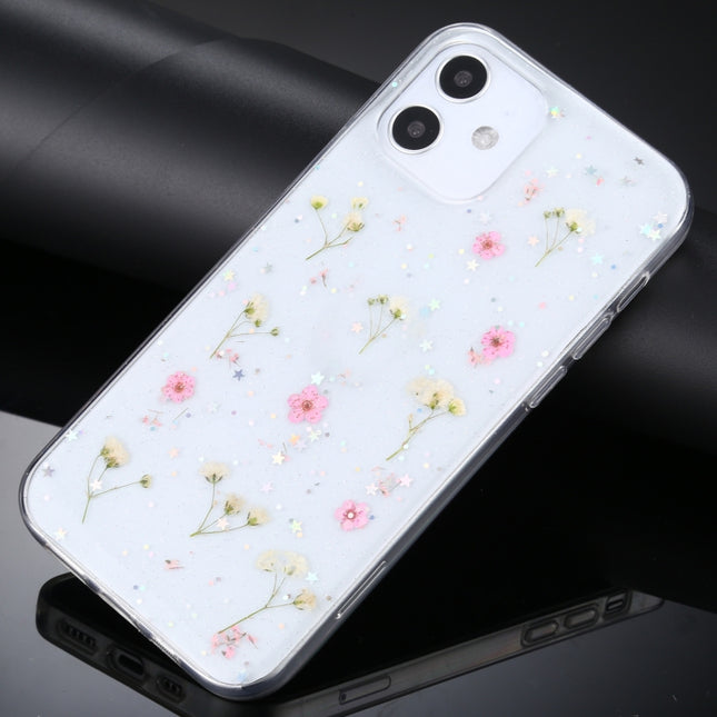 Gypsophila Flowers Pattern TPU Protective Case, For iPhone 11, For iPhone 11 Pro, For iPhone 11 Pro Max, For iPhone 12 mini