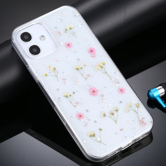 TPU-Schutzhülle mit Gypsophila-Blumenmuster, für iPhone 11, für iPhone 11 Pro, für iPhone 11 Pro Max, für iPhone 12 mini, für iPhone 12 / 12 Pro, für iPhone 12 Pro Max