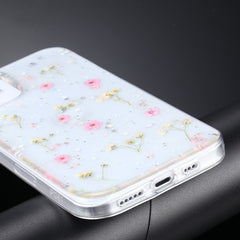 Gypsophila Flowers Pattern TPU Protective Case, For iPhone 11, For iPhone 11 Pro, For iPhone 11 Pro Max, For iPhone 12 mini, For iPhone 12 / 12 Pro, For iPhone 12 Pro Max