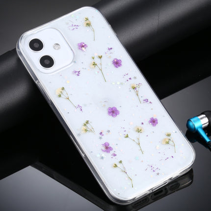 Gypsophila Flowers Pattern TPU Protective Case, For iPhone 11, For iPhone 11 Pro, For iPhone 11 Pro Max, For iPhone 12 mini