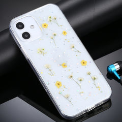 Gypsophila Flowers Pattern TPU Protective Case, For iPhone 11, For iPhone 11 Pro, For iPhone 11 Pro Max, For iPhone 12 mini, For iPhone 12 / 12 Pro, For iPhone 12 Pro Max